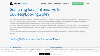 Searching for an alternative to Buuteeq/BookingSuite? - GuestCentric