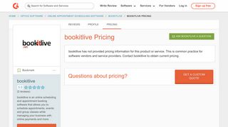 bookitlive Pricing | G2 Crowd