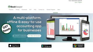 Book Keeper: Home | GST-ready accounting app/software for Android ...