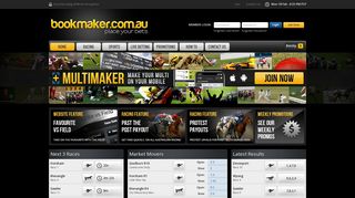 Online Betting on Sports & Racing at Bookmaker.com.au