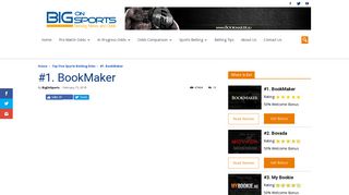 #1. BookMaker | BigOnSports