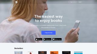 Bookmate is an easy way to read and listen to books online