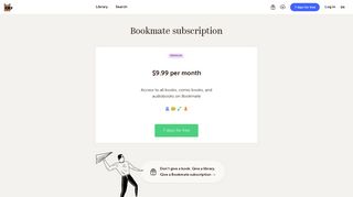 Manage subscription — Bookmate