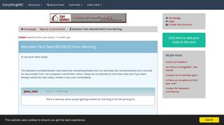 EverythingKMC - Ramstein Yard Sales/BOOKOO Virus Warning