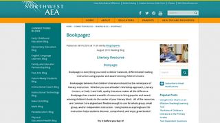 Bookpagez | Reading Blog | Northwest Area Education Agency