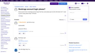 Bookrags account login please? | Yahoo Answers