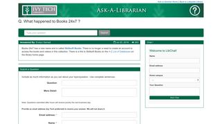 What happened to Books 24x7 ? - LibAnswers
