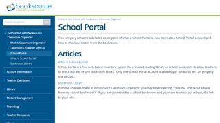 School Portal | booksource