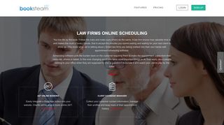 Law Firms - BookSteam Online Appointment Scheduling Software ...