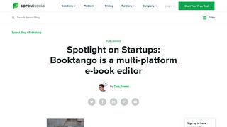Booktango - Free Platform for Editing & Publishing an Ebook