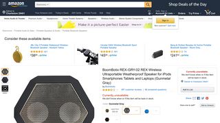 Amazon.com: BoomBotix REX-GRY-02 REX Wireless Ultraportable ...