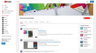 Boomerang Education - YouTube