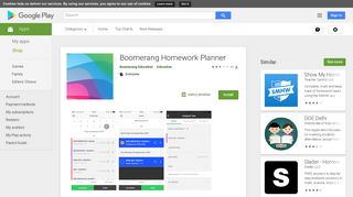 Boomerang Homework Planner - Apps on Google Play