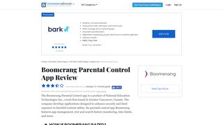 2019 Boomerang Reviews: Parental Control Apps