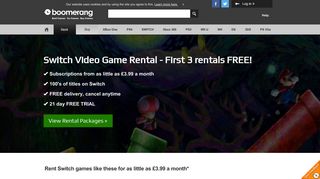 Switch Games, Playstation Games To Rent Online From Boomerang ...