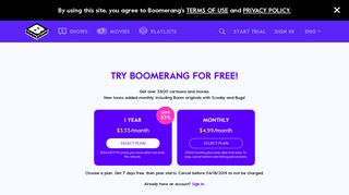 7-Day Free Trial - Boomerang