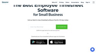 Employee Timesheet Software for Small Business - Get a ... - Boomr