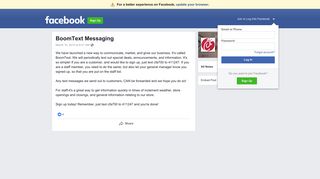 BoomText Messaging | Facebook