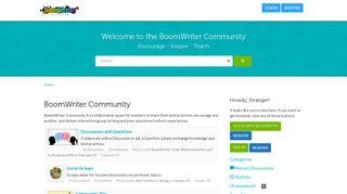 BoomWriter Community