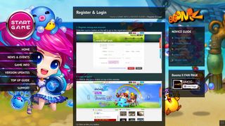 Register & Login | MMOG Boomz II