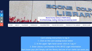 Boone County Library Harrison AR My Account