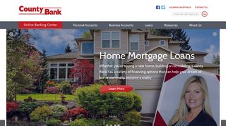 County Bank: Home Page