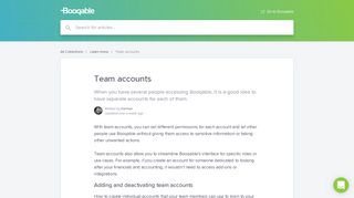 Team accounts | Booqable Help Center
