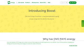 Introducing Boost | OVO Energy PAYG becomes Boost