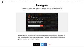 Boostgram: Promote your Instagram photos and gain more | BetaList