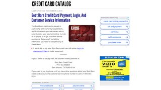 Boot Barn Credit Card Payment, Login, and Customer Service ...