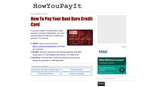 How To Pay Your Boot Barn Credit Card - HowYouPayIt
