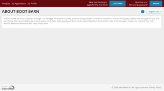 About Boot Barn - talentReef Applicant Portal
