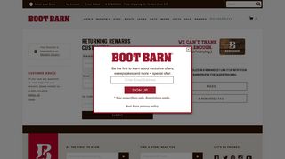 B Rewarded Balance Check - Boot Barn