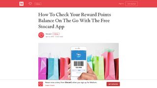 How To Check Your Reward Points Balance On The Go With The Free ...