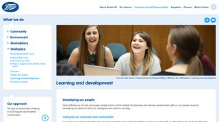 Boots UK - Learning and development