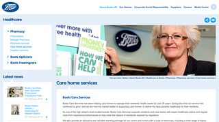 Boots UK - Care home services