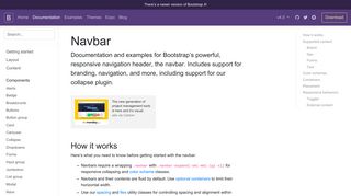 Navbar · Bootstrap