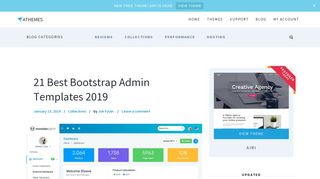 20+ Best Bootstrap Admin Templates 2019 - aThemes
