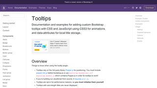 Tooltips · Bootstrap