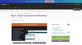 Zlogin - Simple Login System with Bootstrap by Zamblek | CodeCanyon