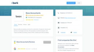 Boox Accountants Reviews - Bark