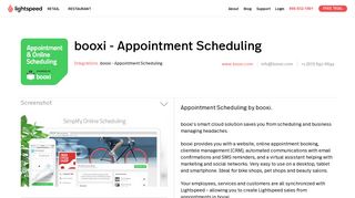booxi - Appointment Scheduling | Lightspeed POS