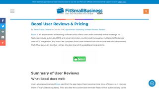 Booxi User Reviews & Pricing - Fit Small Business