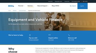 Equipment and Vehicle Finance | BOQ