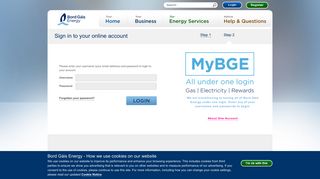 Bord Gáis Energy - Residential Customer - Login to your online account