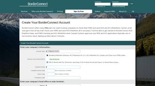 BorderConnect | Sign Up For ACE/ACI eManifest