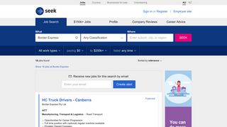 Border Express Jobs in All Australia - SEEK
