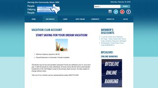 Vacation Club Account - Border Federal Credit Union