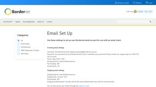Email Set Up | Bordernet