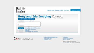 Borg and Ide Connect - Login